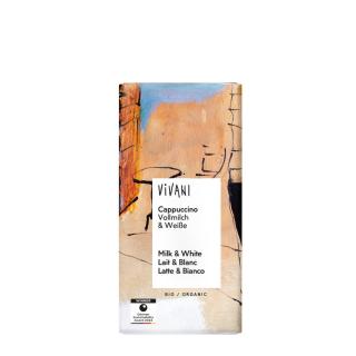 Cappuccino Vollmilch und Weiße Schokolade